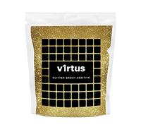 v1rtus Glitter Grout Additive - Gold | 100g Fine Metallic Flakes for Adding Sparkle to Old & New Kitchen & Bathroom Tiles | Enhance Your Indoor Grouting Projects with a Durable Sparkly Effect