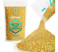 v1rtus Glitter Paint Additive - Gold Holographic | 100g Metallic Flakes for Adding Sparkle to Paints & Wood Varnish | Add to Emulsion, Acrylic & Latex for Indoor Sparkly Walls