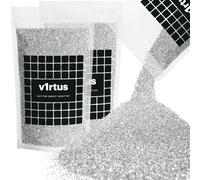 v1rtus Silver Glitter Grout Additive 2x 100g | Grout Glitter for Adding Sparkle to Kitchen & Bathroom Tiles | Enhance Your Indoor Grouting Projects with a Sparkly Effect