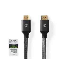 V2.1 Graphite Grey 2m ULTRA HD 8K HDMI LEAD SKYQ PS4 XBOX TV CABLE