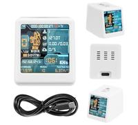 V2 Bitcoin Miner, 1060 KH/s Nerd Miner V2 Intelligent Display with ESP32 and Table Clock Bitcoin Miner BTC Solo Lottery Bitcoin Crypto Lottery Compatible with Mi-ner-v-2