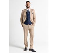 V2 Classic Men's Charlie - Cream Jacket With Navy Waistcoat | Size: 44R V2 Classic Cream 44R