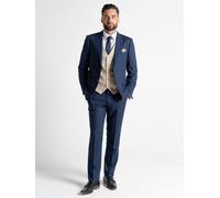 V2 Classic Men's Charlie - Navy Jacket With Cream Waistcoat in Dark Navy | Size: 38R V2 Classic Dark Navy 38R