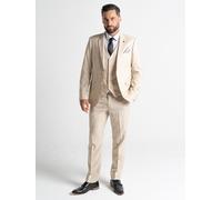 V2 Classic Men's Henry - Cream Three Piece Suit | Size: 48R V2 Classic Cream 48R