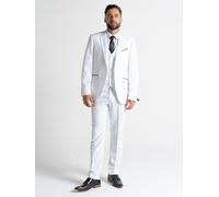 V2 Classic Men's Henry - White Three Piece Suit | Size: 50R V2 Classic White 50R