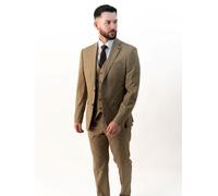V2 Classic Men's Jasper Olive Three Piece Suit | Size: 40R V2 Classic Olive 40R