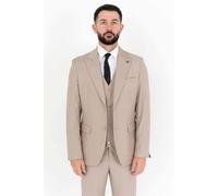 V2 Classic Men's Michael Three Piece Hazelnut Suit in Light Tan | Size: 38R V2 Classic Light Tan 38R