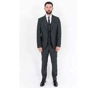 V2 Classic Men's Ralph Three Piece Forest Dark Green Suit | Size: 42R V2 Classic Green 42R