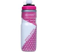 V2-Cool Storm Chill Insulated Water Bottle 620ml/ 20 oz |Slim & Leak Proof Cycling for Outdoor Sports Activities|Double Wall Bottle, Cold Travel Gym (Pink), (Storm-Chill--620)