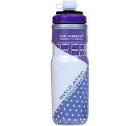 V2-Cool Storm Chill Insulated Water Bottle 620ml/ 20 oz |Slim & Leak Proof Cycling Water Bottle for Outdoor Sports & Activities|Double Wall Insulated Bottle, Cold Water Bottle for Travel & Gym (Blue)