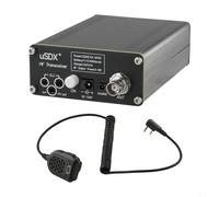 V2 uSDX+ PLUS HF QRP Transceiver, 8 Band SSB CW Ham Kit with 4000mAh Battery, Portable Shortwave Receiver for FT8 JS8 Digital Modes, Open Source For Arduino Compatible Outdoor Gear