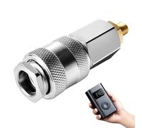 V2ine 1Pack Tire Inflator Electric Portable Air Compressor Adapter,Schrader Valve to 3 in 1 Quick Connector Coupler, Covert Your Air Pump to Pneumatic Tools Like Air Blow Gun, Air Wrench,Sander etc