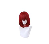 V3 Killing Harmony Yumeno Himiko Dark Red Short Cosplay Wig Synthetic Hair Halloween Party Wigs