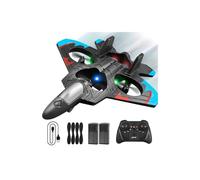 V32 Foam Remote Control Airplanes RC Planes for Kids Adults, RC Airplane Fighter Jet with Light, 360° Flip Fighter Jet Toys, Stunt Roll, Airplane Toy Gifts for Kids Boys