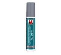 V33 Grout Pen - Renovates Tile Grouting - Opaque Finish - Quick-Drying - Easy To Use - Grey 15ml