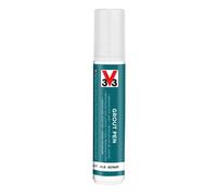 V33 Grout Pen - Renovates Tile Grouting - Opaque Finish - Quick-Drying - Easy To Use - White 15ml