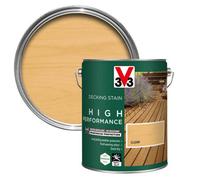V33 High Performance Clear Satin Quick Dry Decking Stain, 5L