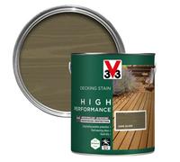 V33 High Performance Dark Silver Satin Quick Dry Decking Stain, 2.5L