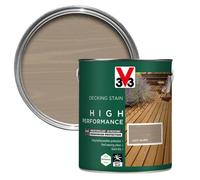 V33 High Performance Light Silver Satin Quick Dry Decking Stain, 2.5L