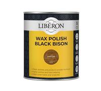 Liberon 126884 Black Bison Wax Paste Dark Oak 1Kg