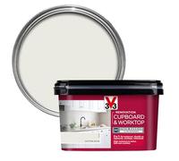 V33 Renovation Cupboard & Worktop Paint, Cotton Satin, 2L