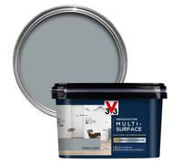 V33 Renovation Pebble Grey Satinwood Multi-Surface Paint, 2L