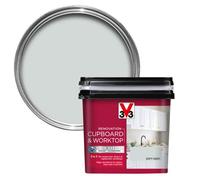 V33 Renovation Cupboard & Worktop Paint 750Ml Soft Grey, Grey