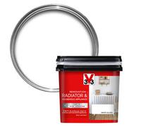 V33 Renovation White Gloss Multi-Room Radiator & Appliance Paint, 750Ml
