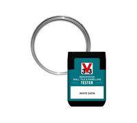 V33 Renovation White Satinwood Wall Tile & Panelling Paint, 75Ml Tester Pot