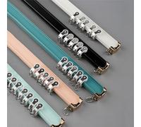 V3VOGUE 5 Colours Curtain Track Bendable Curtain Rail - With Support Brackets For Wall Or Ceiling Mount, For Shower Window RV Room Divider Curtains, Privacy, Easy To Install, Slides Smoothly