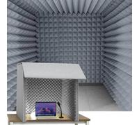 V3VOGUE Portable Vocal Recording Booth, Studio Equipment, Microphone Shield Desktop Soundproof Cover, Increase Sound Clarity, Create Best Recording Conditions, Vocal Absorbing Shield To Filter Vocal