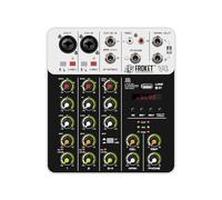 V4 Mixer DJ Controller Mixing Bluetooth Phantom Power Delay Repaeat Effect For Sound Mixing Console PC Recording Live Music