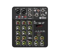 V4 Mixer DJ Controller Mixing Bluetooth Phantom Power Delay Repaeat Effect For Sound Mixing Console PC Recording Live Music