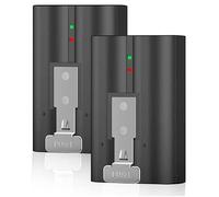 V4 Quick Release Battery Pack for Ring - 2 Pack Replacement Battery | 3.65V 6040mAh Compatible with Ring Video Doorbell 2/3/3+/4, Stick Up Cam, Spotlight Cam, Spotlight Plus/Pro Cam