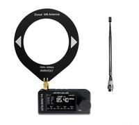 V4 SI4732 Full-Band Radio Receiver with ESP32-S3 Controller, AM FM LSB USB Support, 1.9-Inch IPS Color Display, Telescopic Antenna, CNC Metal or ABS Housing, Built-In Hi-Z Circuit(ABS)