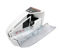 V40 Bill Money Counter Machine Mini Portable Handy Currency Counter Machine Money Cash Counting Machine Banknote Counting(White-V30)