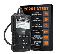 V410 OBD2 Car Scanner Diagnostic Tools: Engine Fault Code Reader Scan Tool with Live Data/Freeze Frame for All OBDII Cars After 1996,Black