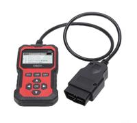 V410 OBD2 Code Reader Car Engine Fault Scanner for 12V Vehicles Data Stream Monitor Multi Language Support ABS Red 12x7cm