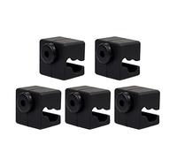 V5 Heater Block Cover Silicone Sock for Original I3Mega / Chiron V5 Hotend Extruder Aluminum Block for 3D Printer 5PCS