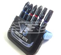 V5 Impact Drill BITS Set PZ2 Ph2 T25 T30 Screwdriver Insert BIT 50mm (AV6)
