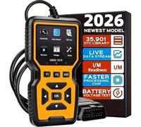 V519 Professional OBD2 Scanner - USB-Powered, Real-Time Data Diagnostic Tool for Checking and Resetting Engine Warning Lights in Most Cars