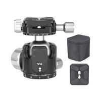 V52/44/36 Tripod Head Gravity Center Double Panoramic Ball With Quick Release Plate For Digital DSLR Camera(V36)