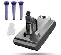 V6 Battery 6.0Ah/6000mAh Compatible with Dyson V6 Battery DC62 DC61 DC56 DC58 DC59 DC72 DC74 SV03 SV05 SV06 SV07 SV09 Absolute Animal Motorhead Mattress Trigger Top Dog Animal Pro Baby+Child Car+Boat