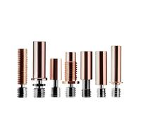 V6 Titanium Alloy Copper Bi-metal Throat Heatbreak For Heater Block CR10S CR6 3D Printer Parts(1pcs Ender3 S1)