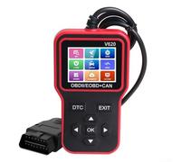 V620 Automotive Diagnostic Tool, 12V Battery Tester & Fault Code Reader with Data Stream Analysis, Large LCD Screen Electrical Tester for Car Vehicle Troubleshooting