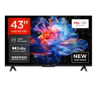 TCL 43V6C-UK TV 109.2 cm (43") 4K Ultra HD Smart TV Wi-Fi Metallic 260 cd/m²