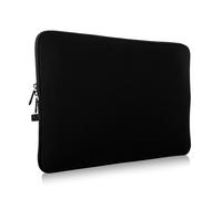 V7 14" Water-resistant Neoprene Laptop Sleeve Case, Compatible for 14-Inch Notebook Tablet iPad Tab, Compatible with 13" MacBook Pro and MacBook Air, Black