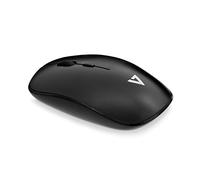 V7 Low Profile Wireless Optical Mouse - Black
