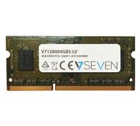 V7 4GB DDR3 PC3-12800 - 1600mhz SO DIMM Notebook Memory Module - V7128004GBS-LV