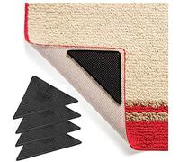 V7® 8 Piece Rug Carpet Mat Grippers Ruggies Non Slip Skid Silicone Grips Anti Slide Corner Pad Reusable Washable